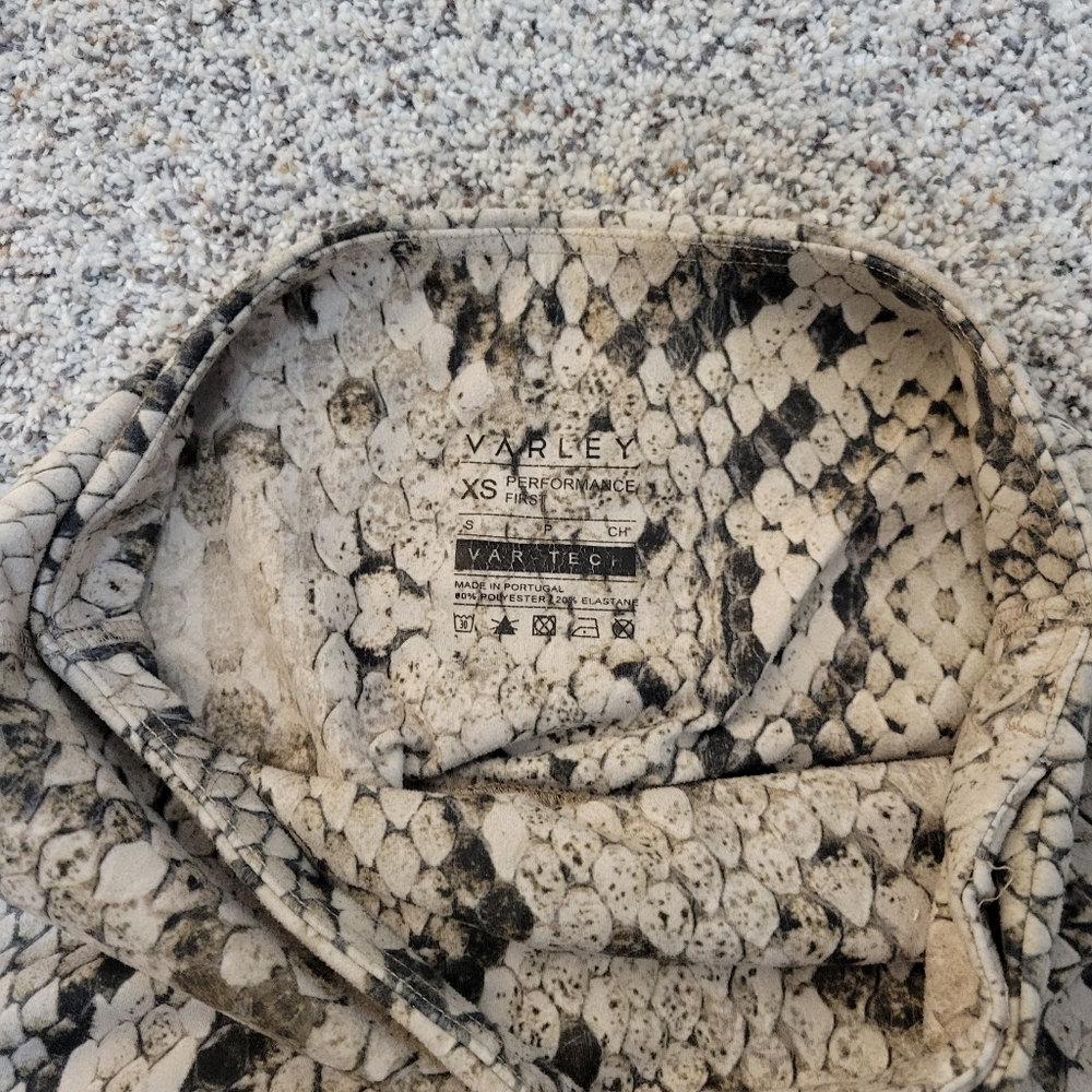 Varley snake print leggings